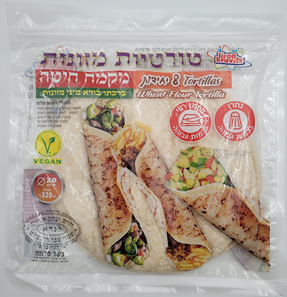 טורטיה מזונות 320 גרם 8 יחי לנדא