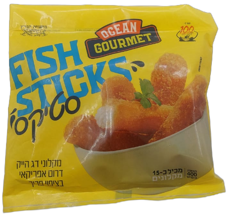מקלוני דג בציפוי פריך אושן גורמה